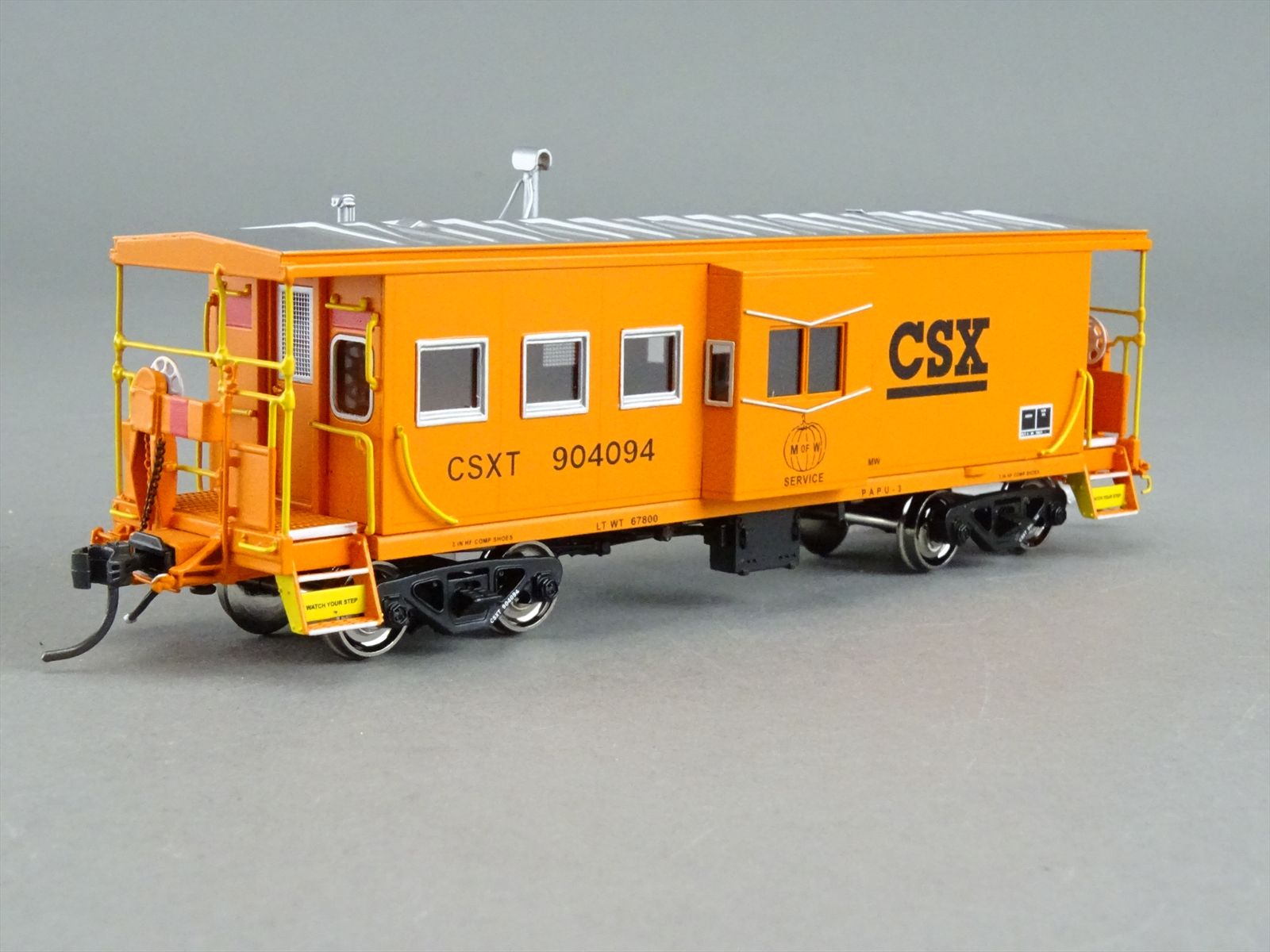 HO Brass Model - OMI CSX C-27A MofW Maintenance of Way Caboose #904094 ...