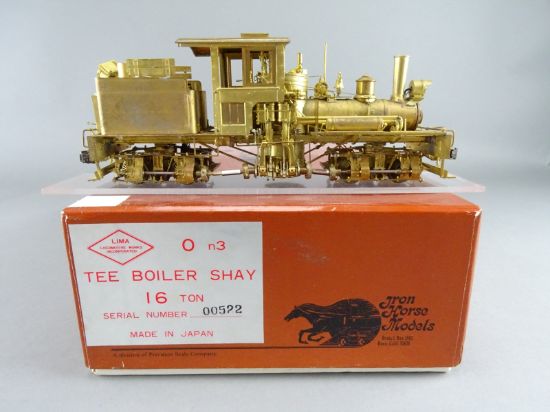 On3 Brass Model - PSC Iron Horse LIMA Tee Boiler Shay 16-Ton