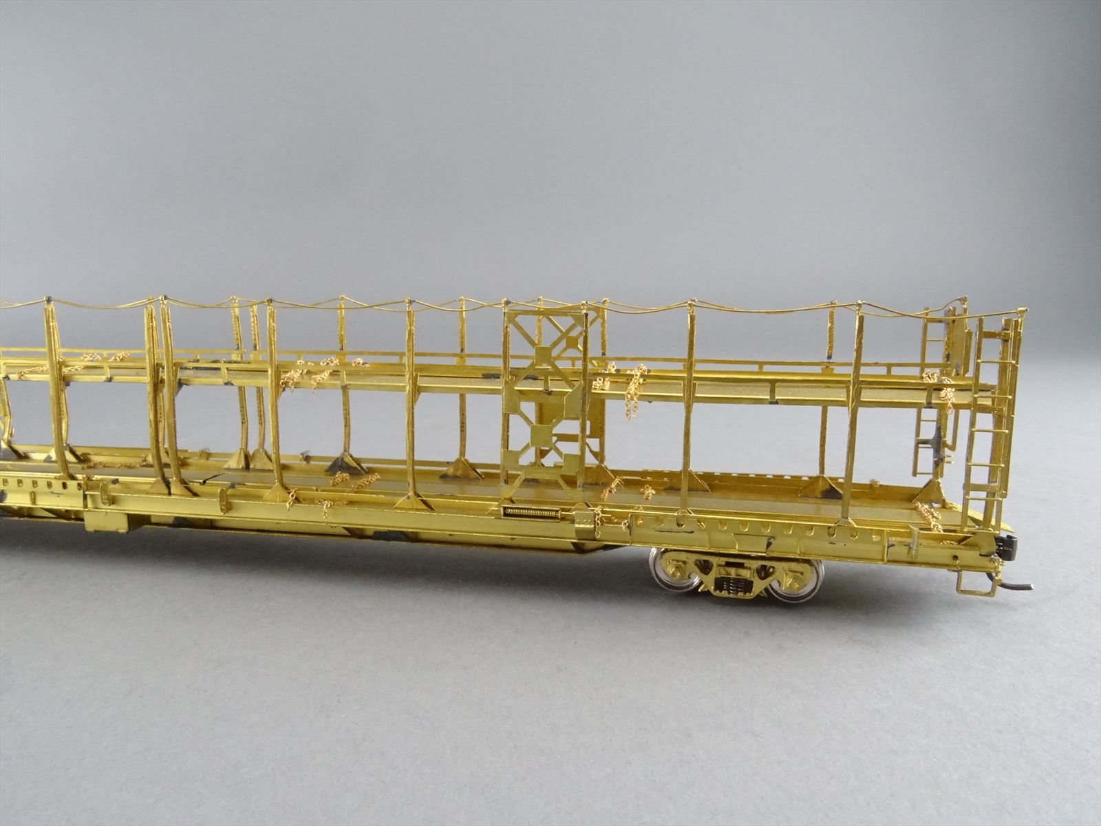 HO Brass Model - OMI 3125 Bi-Level Open Auto Rack Whitehead Kales Stack ...