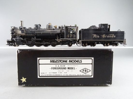 Sn3 Brass Model - P-B-L D&RGW Rio Grande K-28 2-8-2 Foreground
