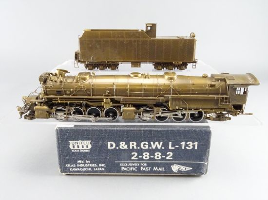 HO Brass Model - PFM United D&RGW Rio Grande 2-8-8-2 L HO Brass Model - PFM United D&RGW Rio Grande 2-8-8-2 L