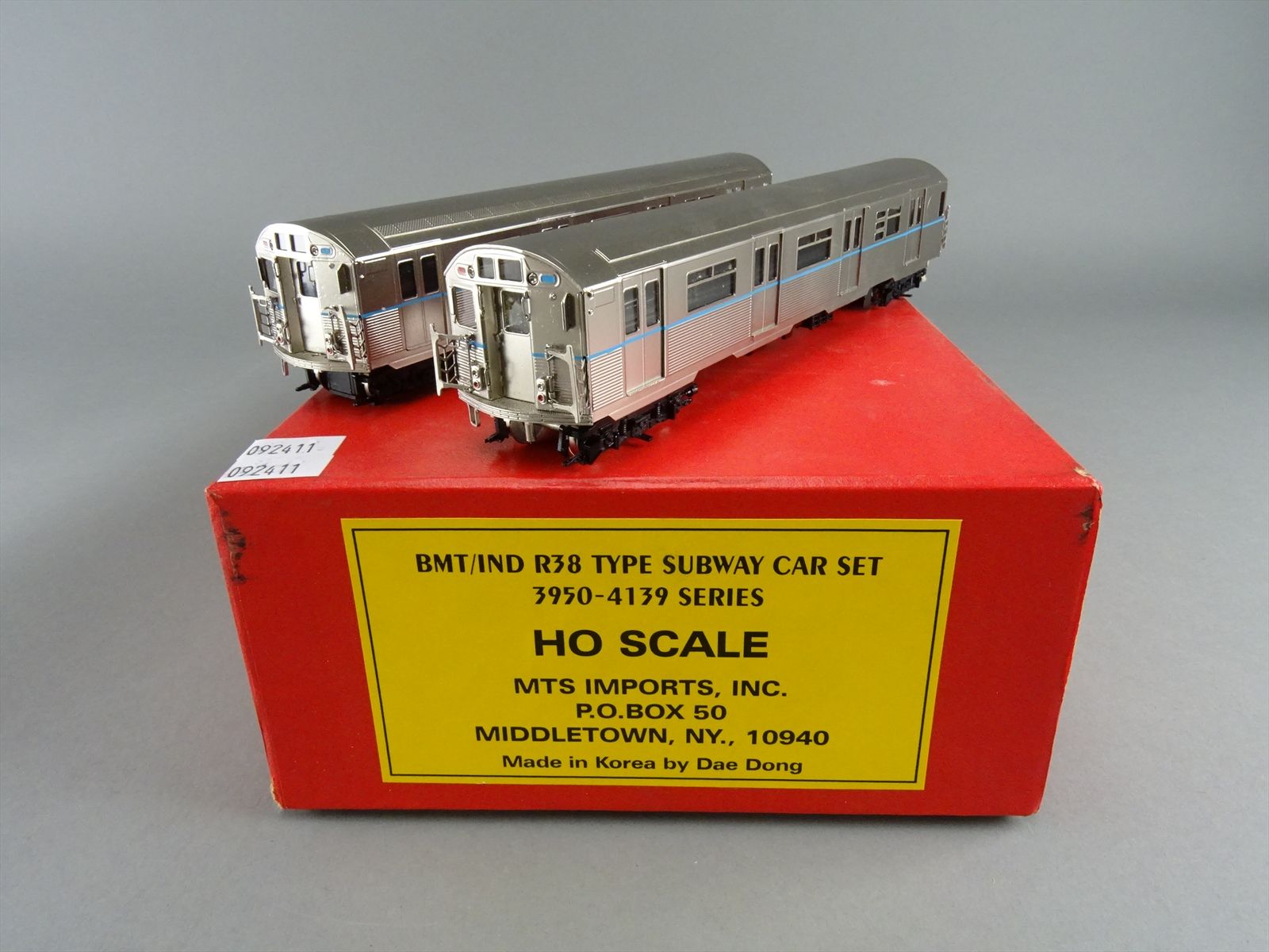 HO Brass Model - MTS BMT / IND Brooklyn Manhattan Transit R-38 Subway ...