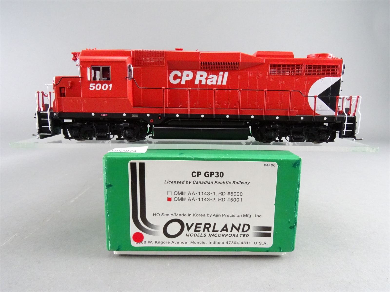 HO Brass Model - OMI 1143-2 CP Canadian Pacific GP30 #5001 - F/P - 2006 ...