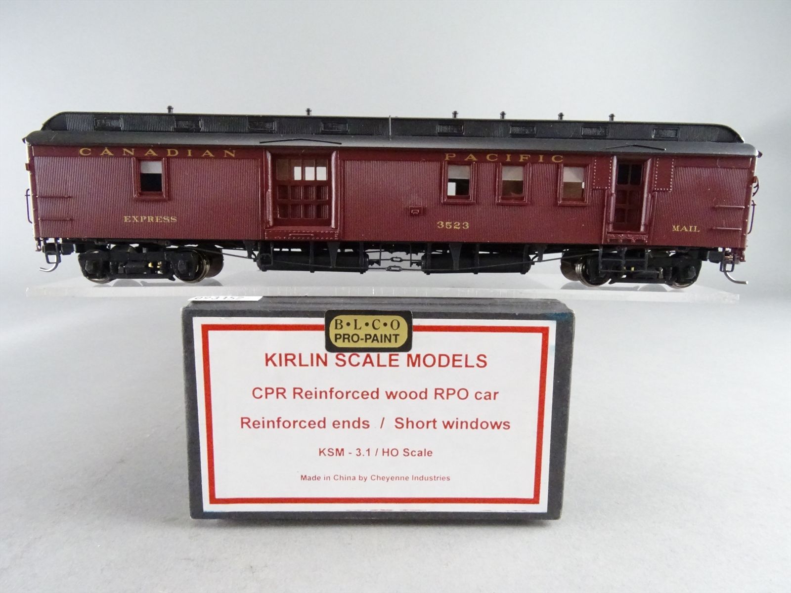 HO Brass Model - KSM Kirlin 3.1 CP CPR Canadian Pacific Reinforced Wood ...