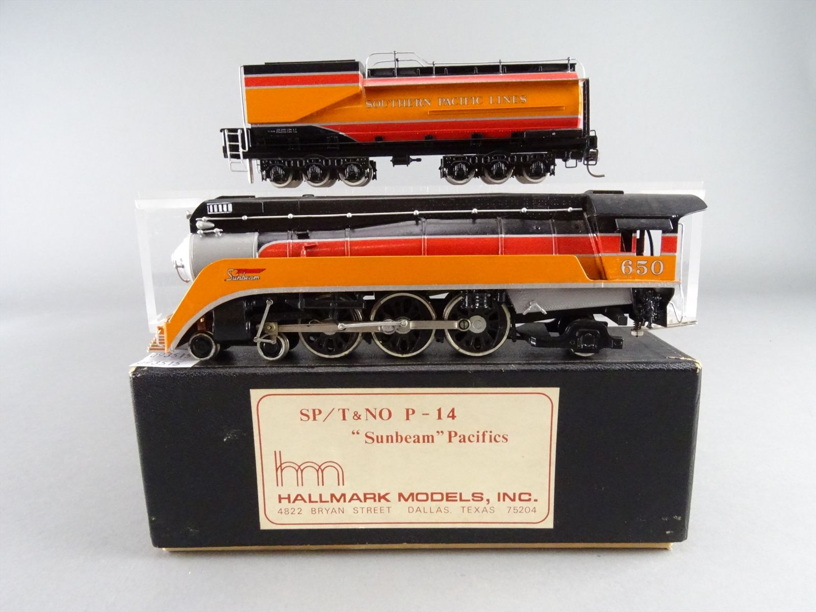 HO Brass Model - Hallmark SP Southern Pacific Sunbeam P-14 4-8-2 #650 ...
