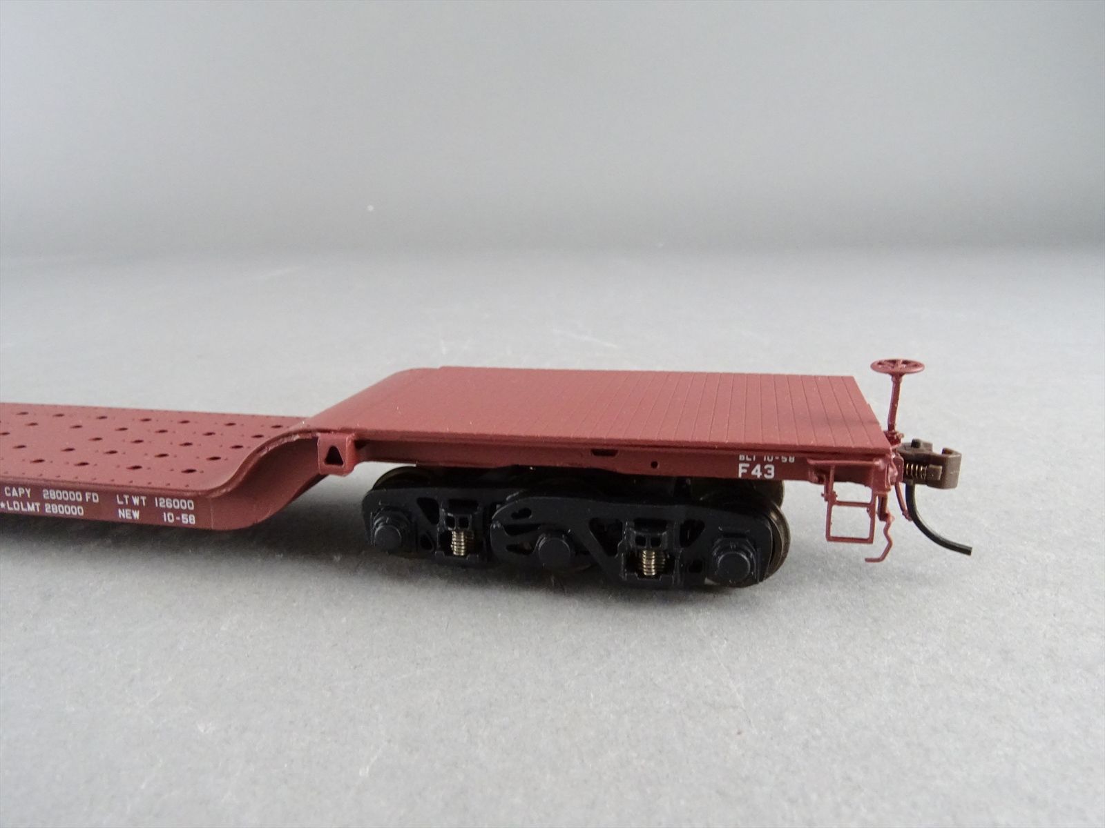 Micro-Trains Line Heavyweight Depressed Center Flat Car Pennsylvania Railroad  1 452023205174572562