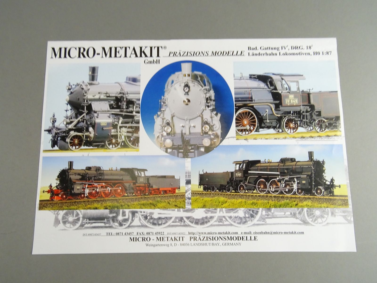 HO Brass Model - MMK Micro-Metakit 03401.H Schnellzuglokomotive ...