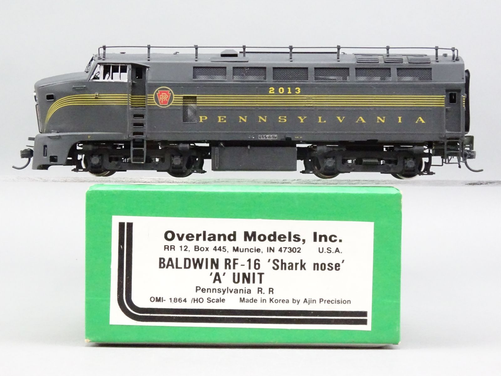 HO Brass Model - OMI 1864 PRR Pennsylvania Baldwin RF-16 Shark Nose A ...