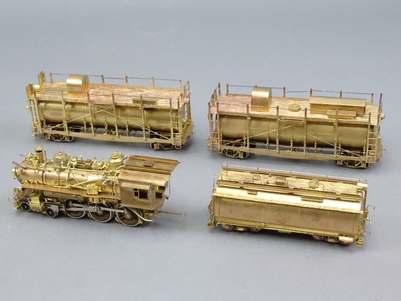 HO Brass Model - WMC SP Southern Pacific Fire Train w/ Water Cars ...