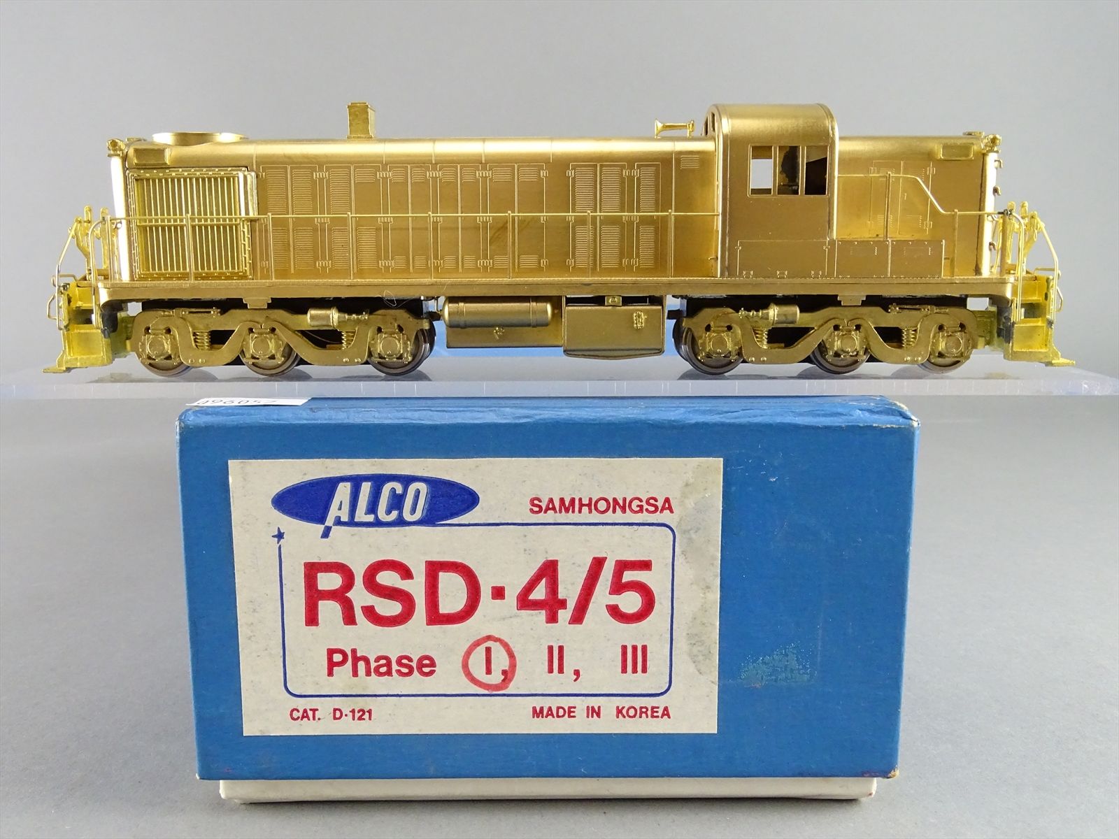 HO Brass Model - ALCO D-121 RSD-4/5 Phase I - Unpainted - 1982 Run ...