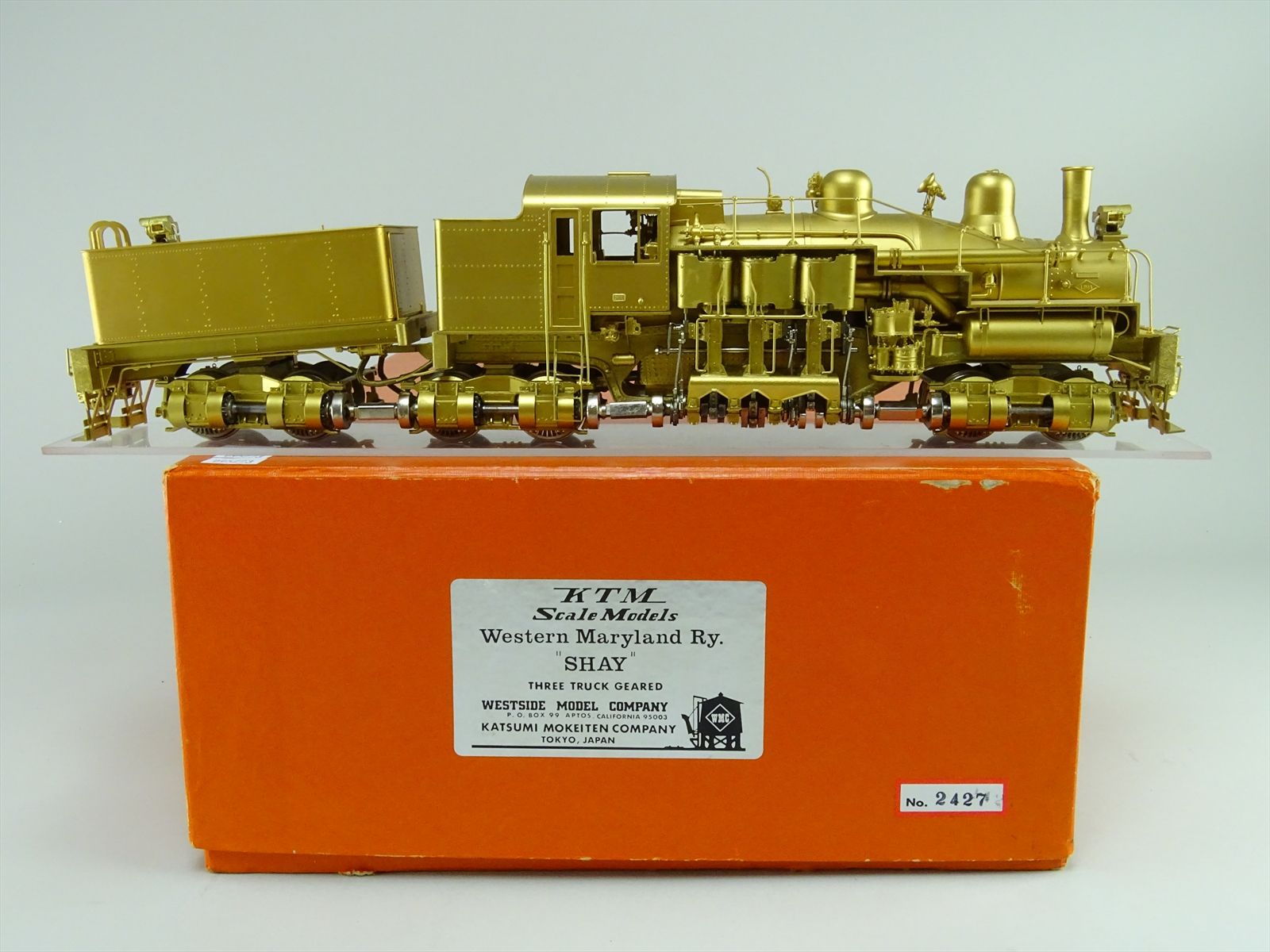 Westside Model HO THREE TRUCK SHAY 完成品 HO Brass Westside Model