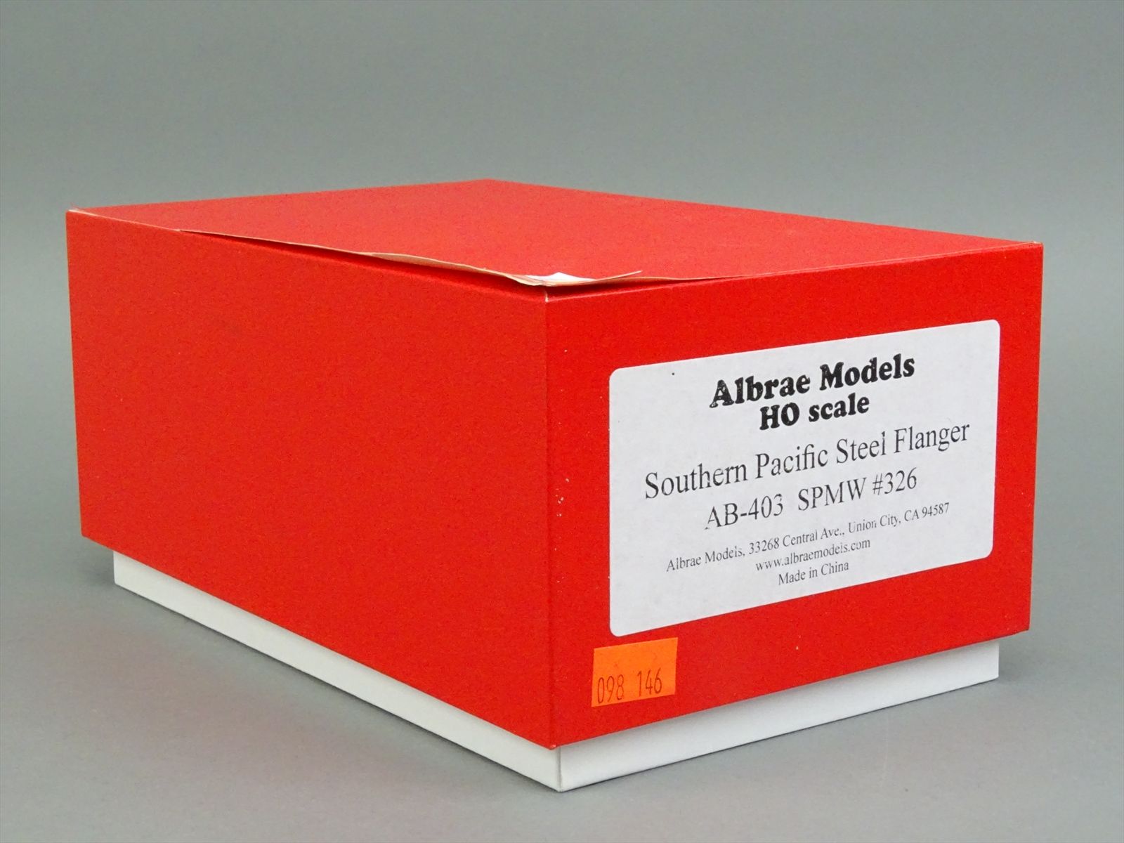HO Brass Model - Albrae AB-403 SP Southern Pacific Steel Flanger MOW MW ...