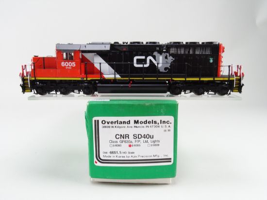 HO Brass Model - OMI 6651.1 CN CNR Canadian National SD40u GF630a