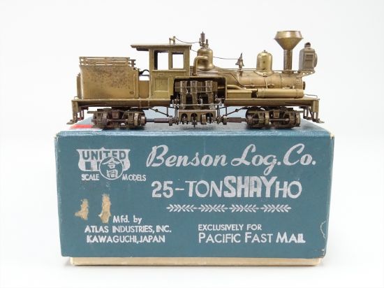 UNITED HOn3 Benson Log. Co.25ton SHAY Modifying HO Scale 3 Truck