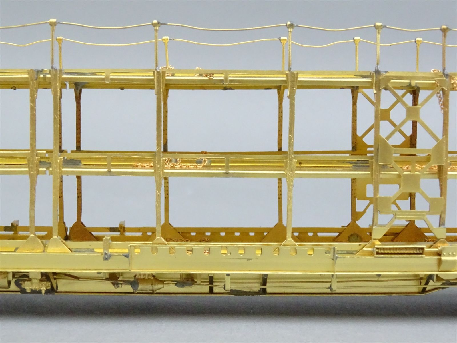 HO Brass Model - OMI 1326 Tri-Level Open Auto Rack Whitehead - Kales ...