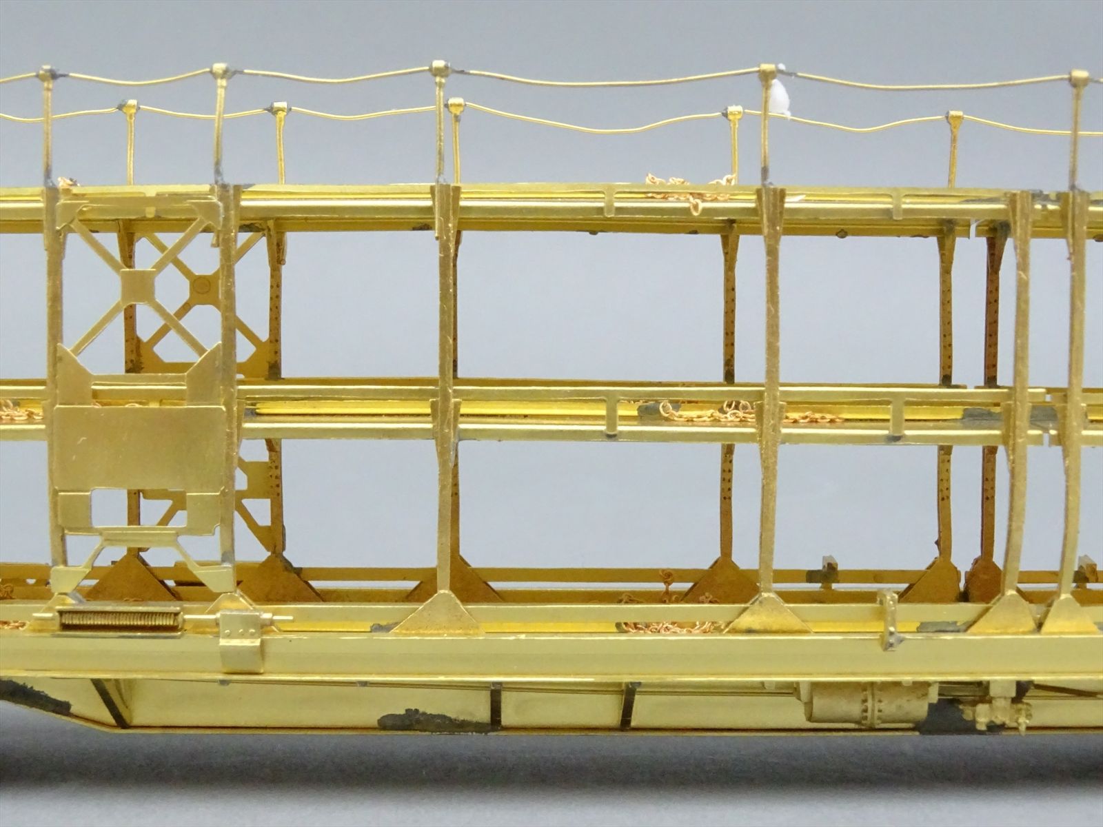 HO Brass Model - OMI 1326 Tri-Level Open Auto Rack Whitehead - Kales ...