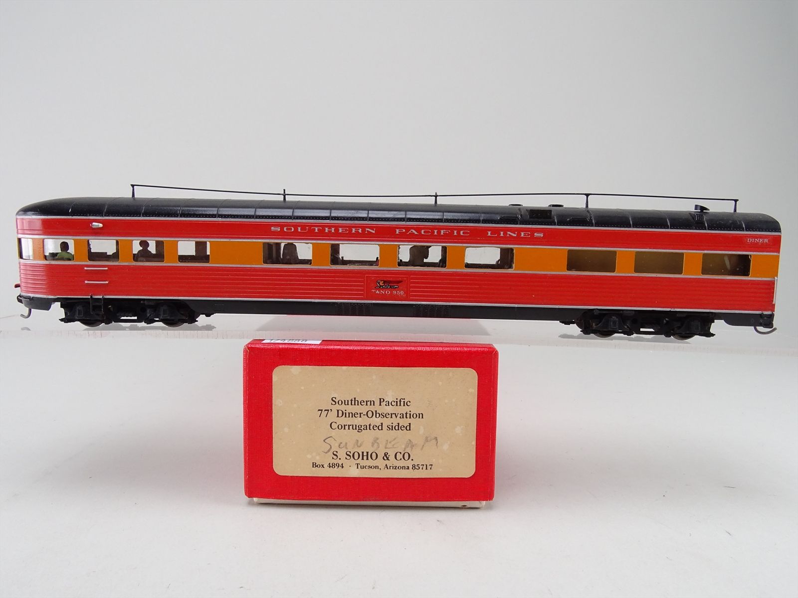 HO Brass Model - Soho SP Southern Pacific 77' Corrugated Side Diner ...