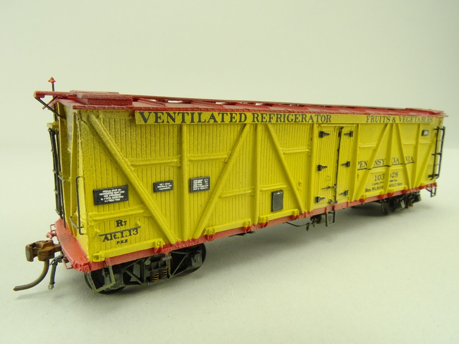 HO Westerfield 11601 - Pro Built Kit - PRR Pennsylvania R7 Reefer ...