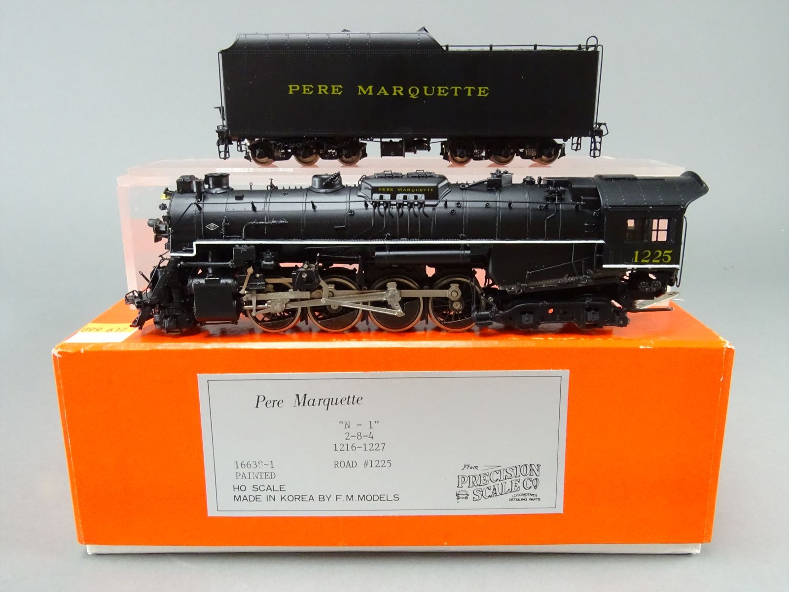 8-20＊HOゲージ Rivarossi PERE MARQUETTE 1222 蒸気機関車 外国車両