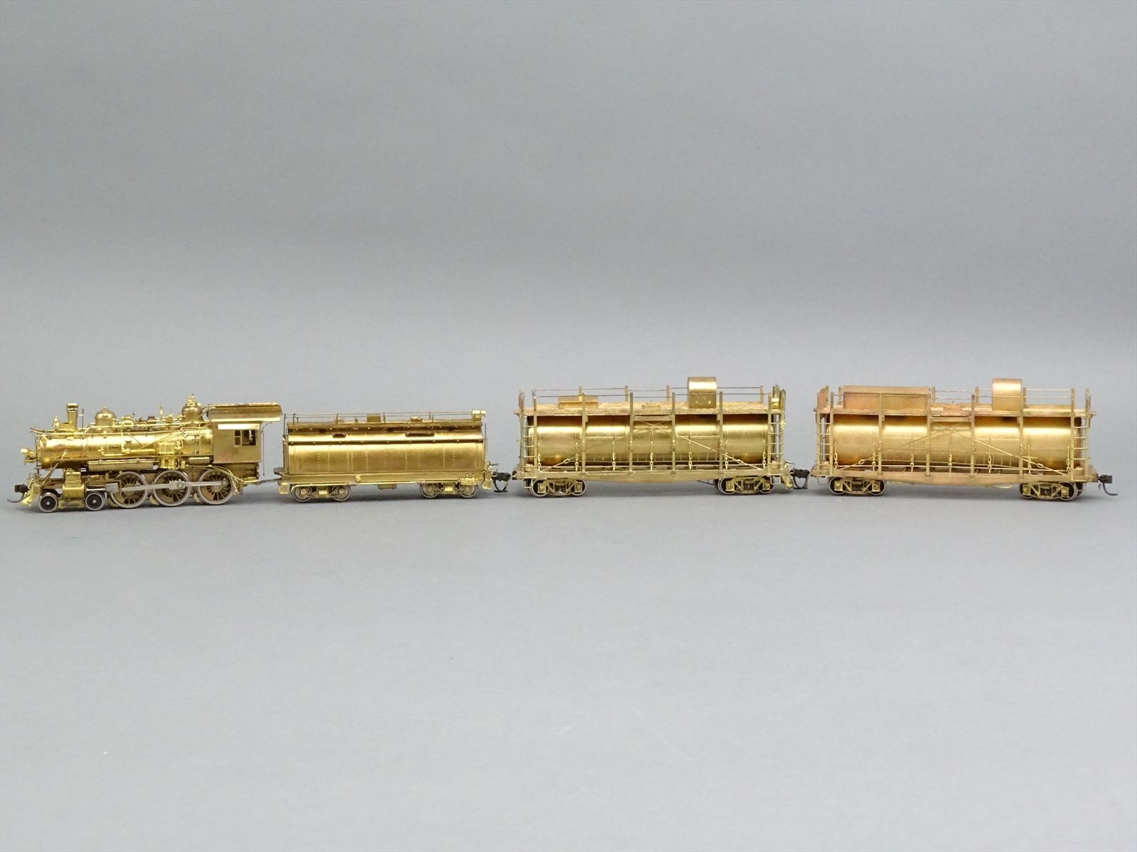HO Brass Model - WMC SP Southern Pacific Fire Train 4-6-0 w/ Water Cars ...