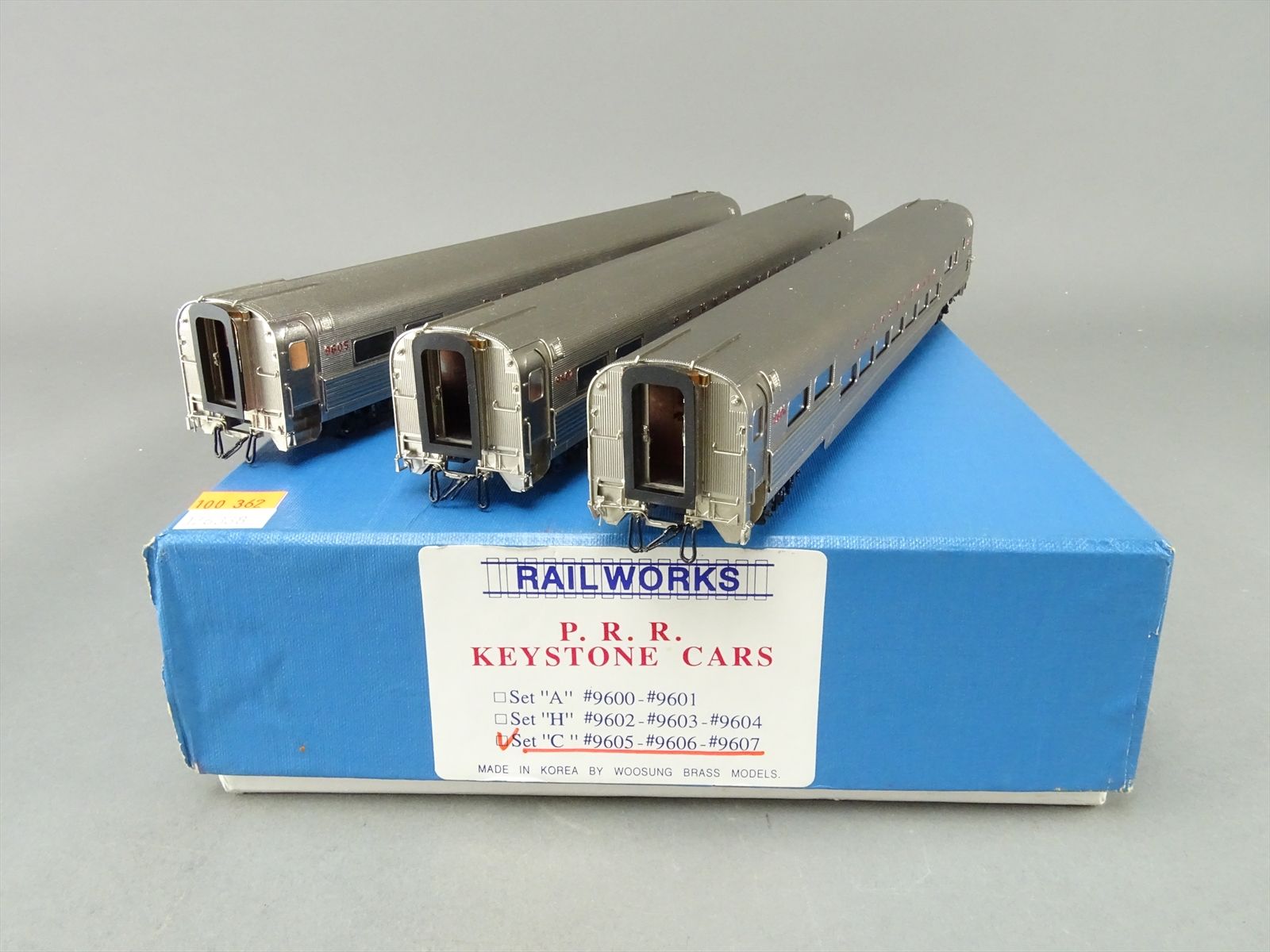 HO Brass Model - Railworks PRR Pennsylvania Keystone Cars Set of 3 Set ...