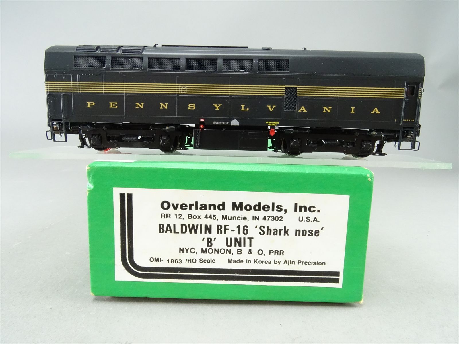 HO Brass Model - OMI 1863 PRR Pennsylvania Baldwin RF-16 RF-16B Shark ...