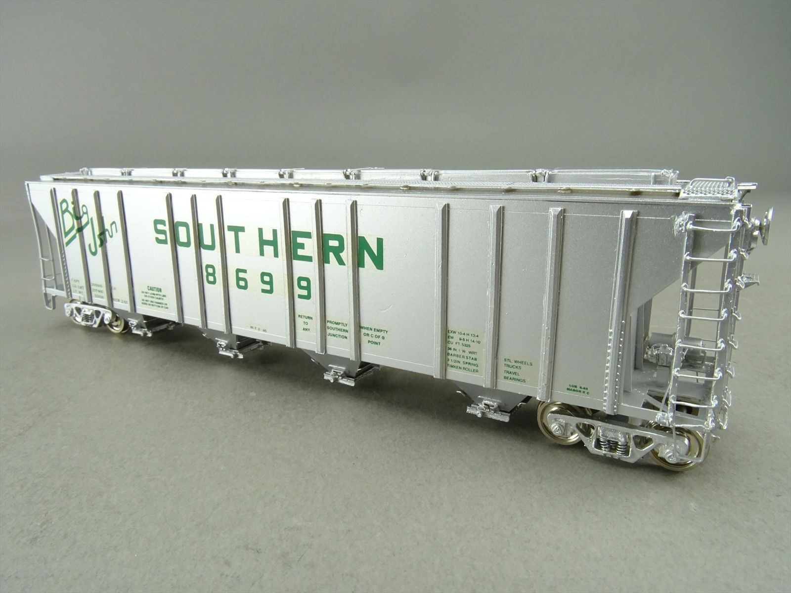 HO Brass Model - OMI 3319.1 SOU Southern Big John Covered Hopper w ...