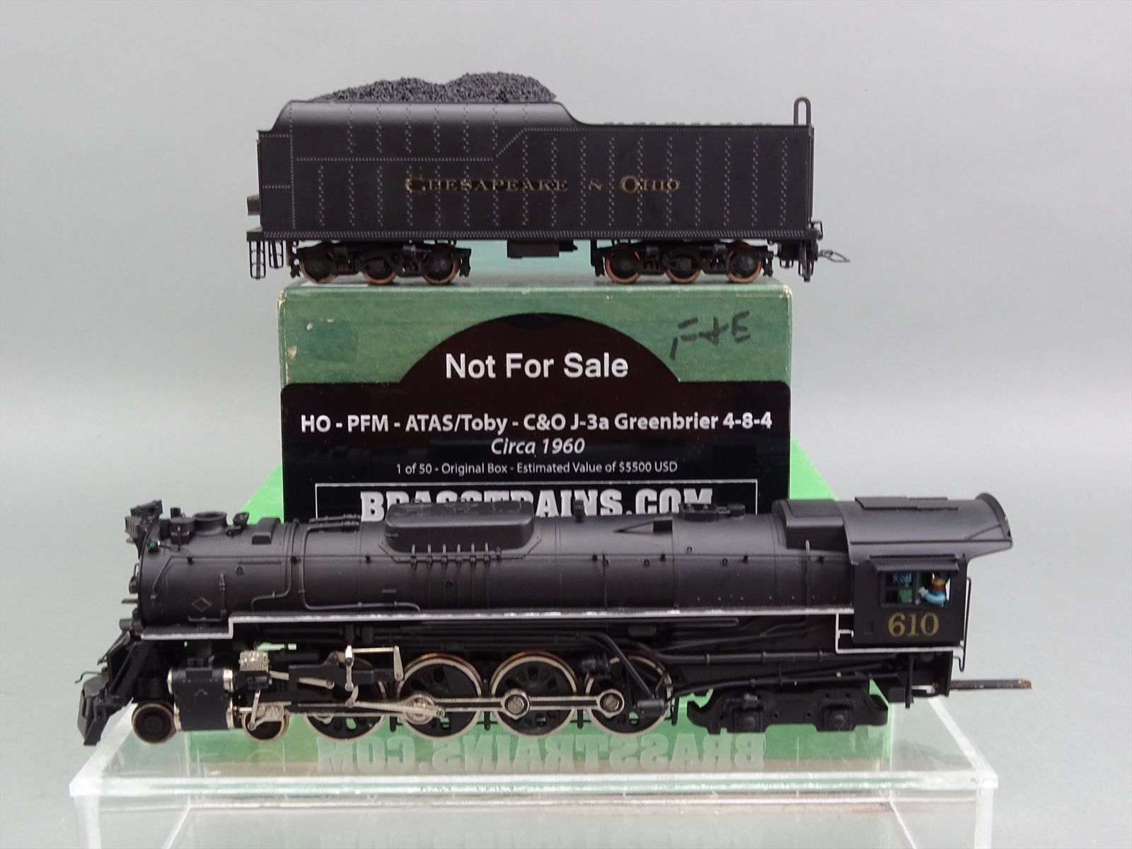 HO Brass Model Train - PFM CROWN TOBY C&O Chesapeake & Ohio CROWN ...