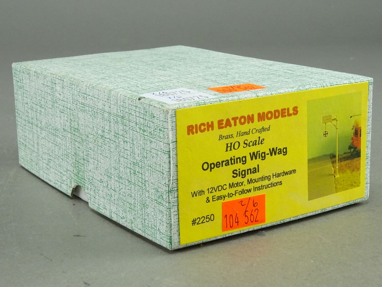 HO Brass Rich Eaton Models Operating WigWag Signal Lot of 6 With