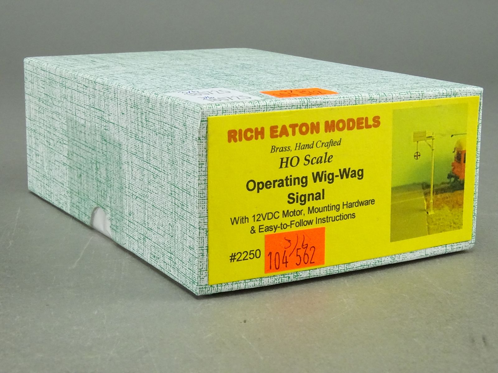 HO Brass Rich Eaton Models Operating WigWag Signal Lot of 6 With