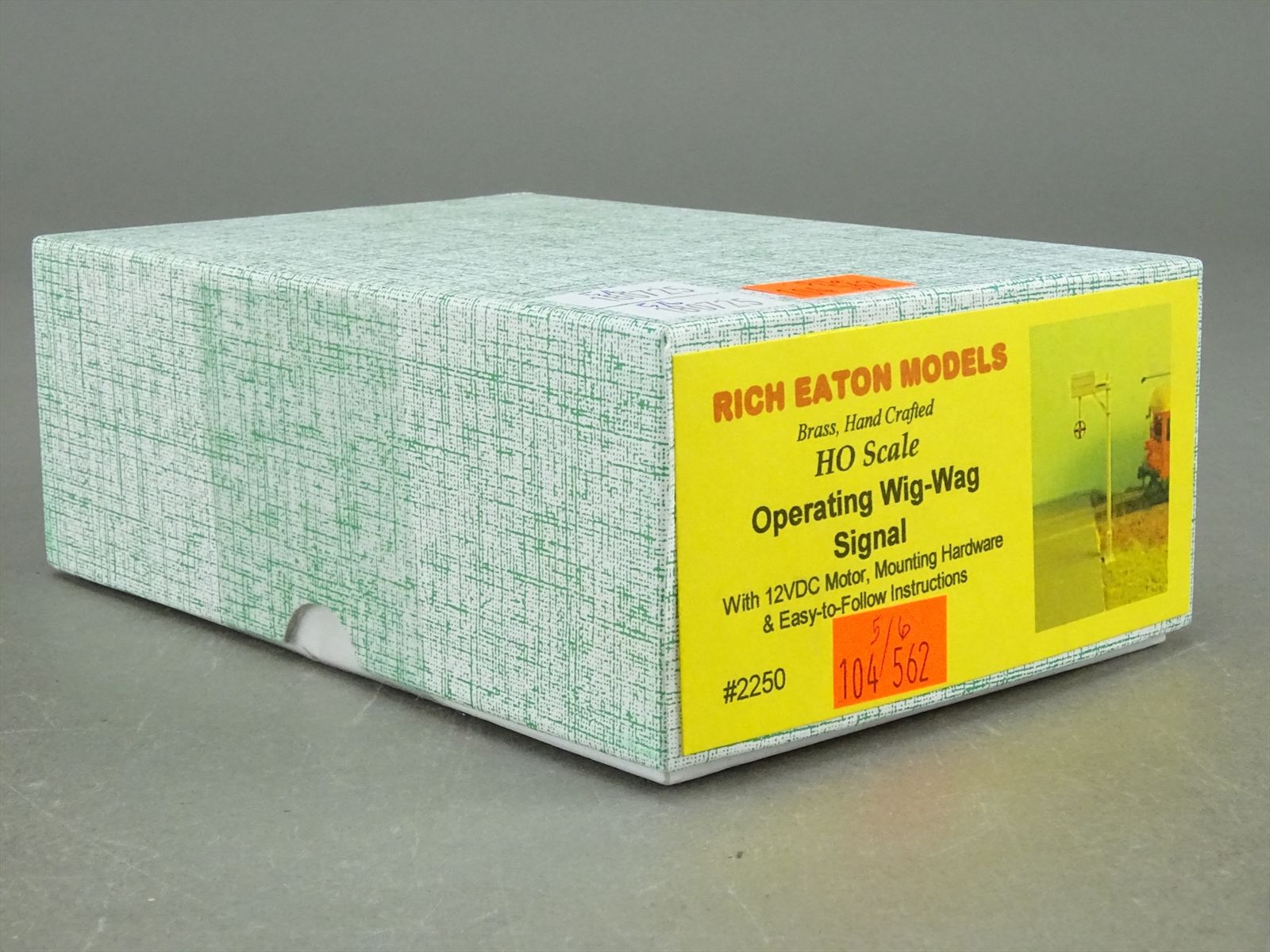 HO Brass Rich Eaton Models Operating WigWag Signal Lot of 6 With