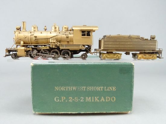 HO Brass Model - NWSL GP Georgia Pacific 2-8-2 Mikado - Unpainted