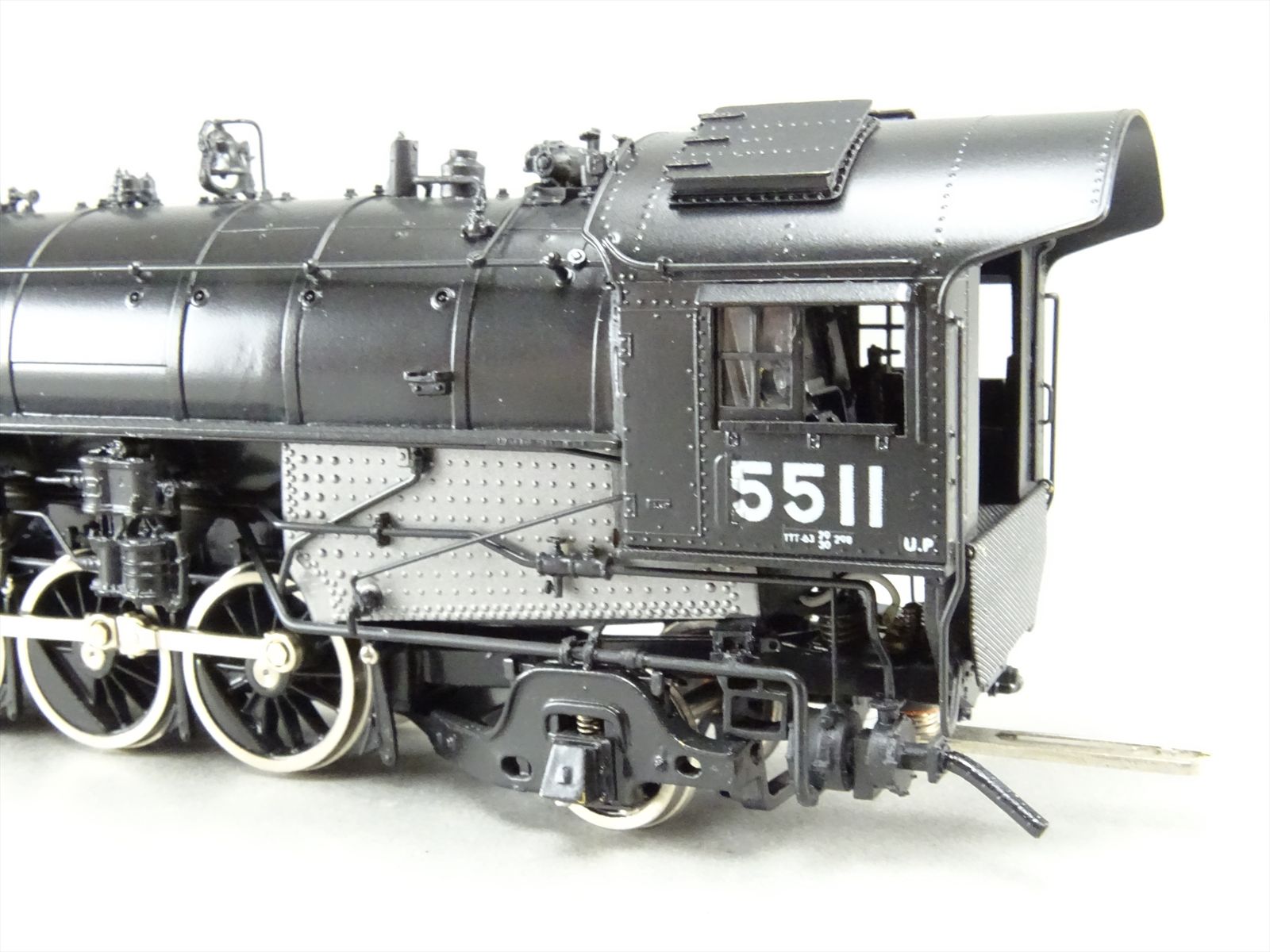 HO Brass Model - Key SKI UP Union Pacific 2-10-2 Santa Fe #5511 Oil ...