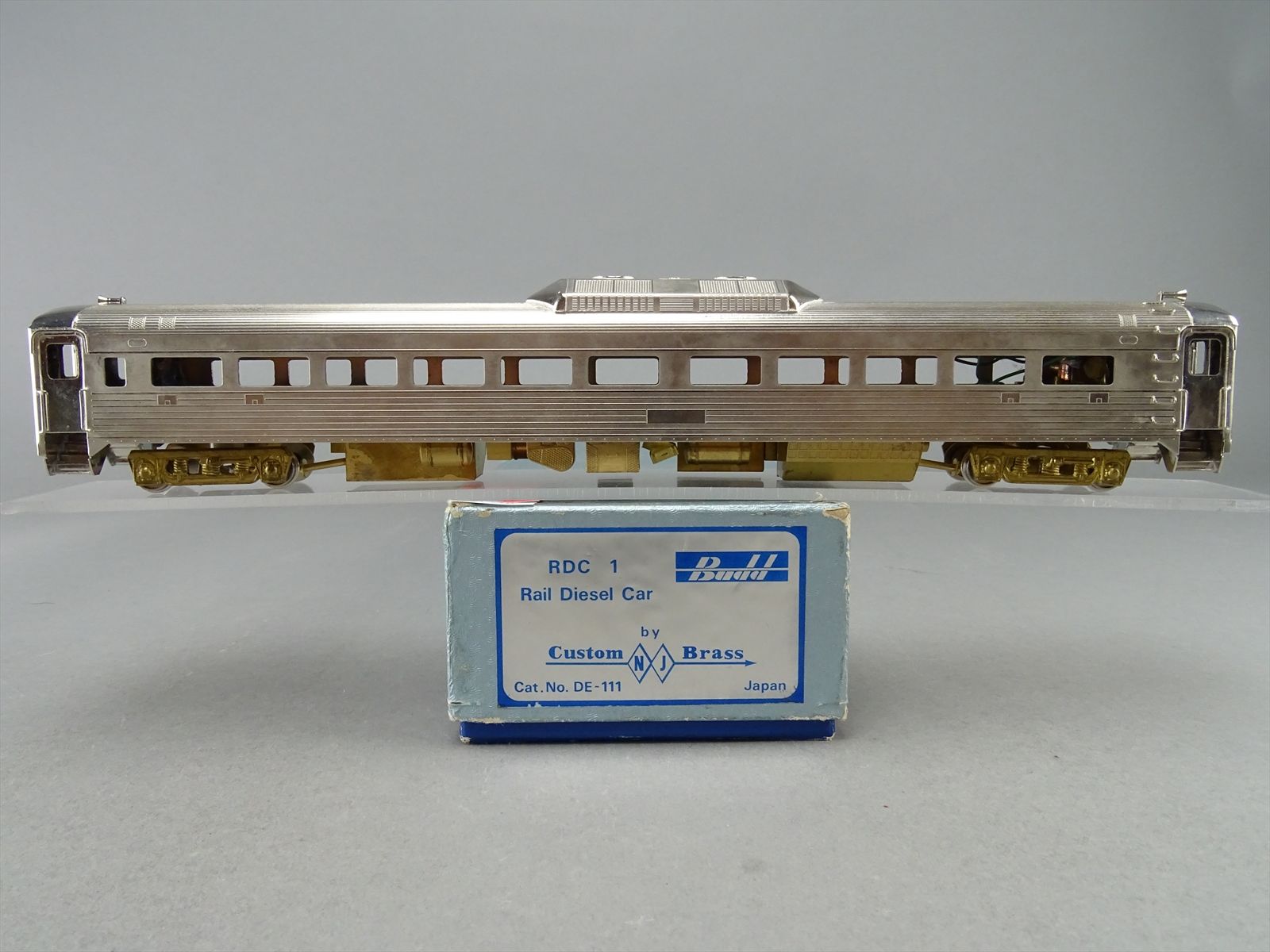HO Brass Model - NJCB DE-111 Budd RDC-1 Rail Diesel Car - F/Plated ...