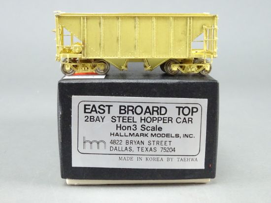 HOn3 Brass Model - Hallmark EBT East Broad Top 2-Bay Steel