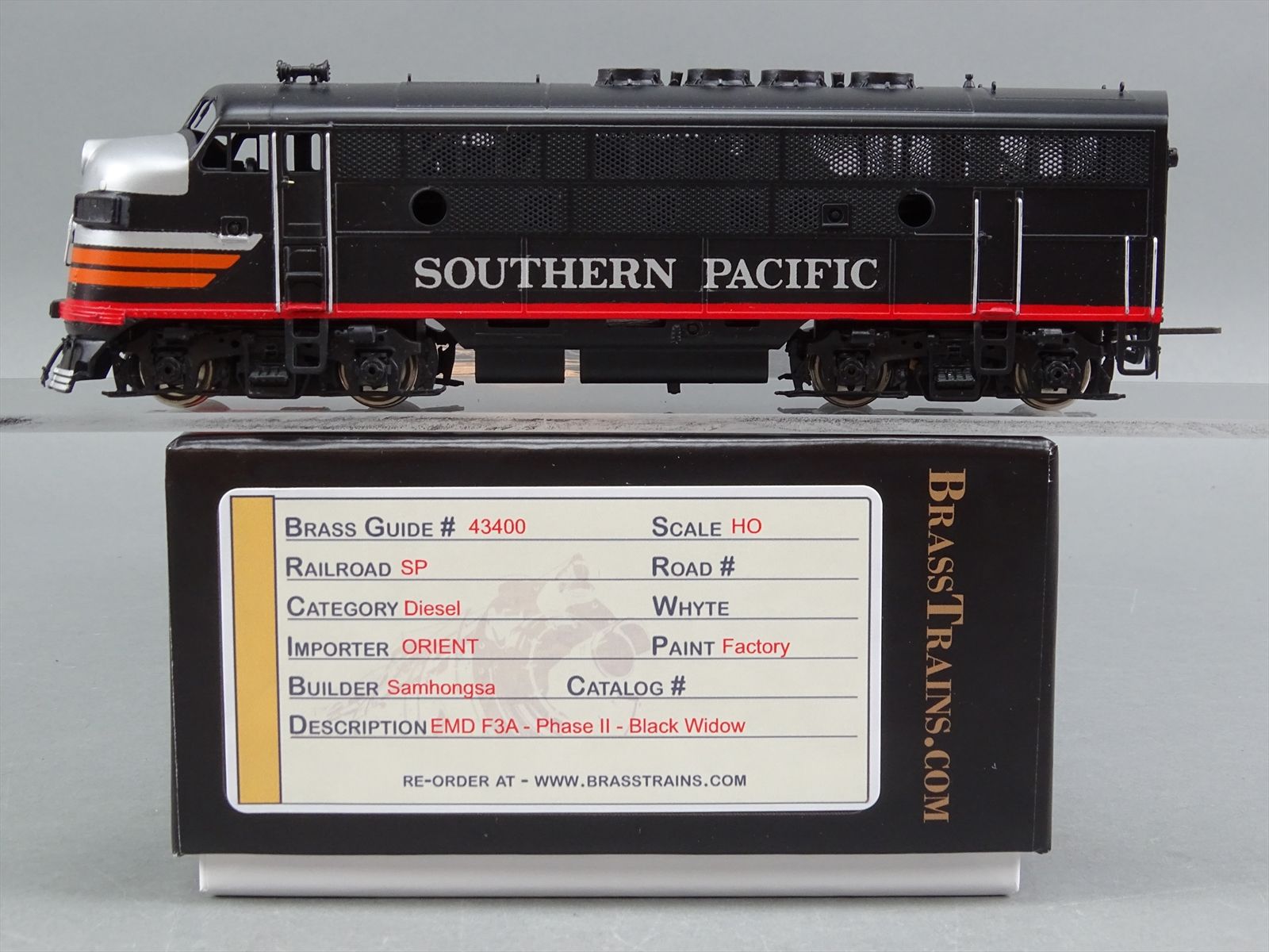 HO Brass Model - Oriental SP Southern Pacific F3 F3A Phase II 1500HP ...