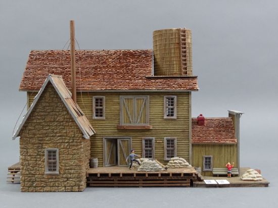 HO 1:87 Campbells Bretts Brewery - Structure - Nicely Built - 11 x 6