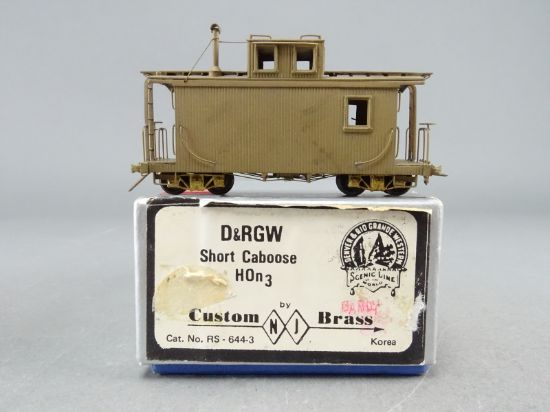 HOn3 Brass Model - NJCB RS-644-3 D&RGW Rio Grande Short