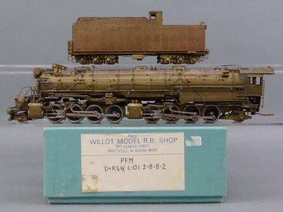 HO Brass Model - PFM D&RGW Rio Grande L-131 2-8-8-2 HO Brass Model - PFM D&RGW Rio Grande L-131 2-8-8-2