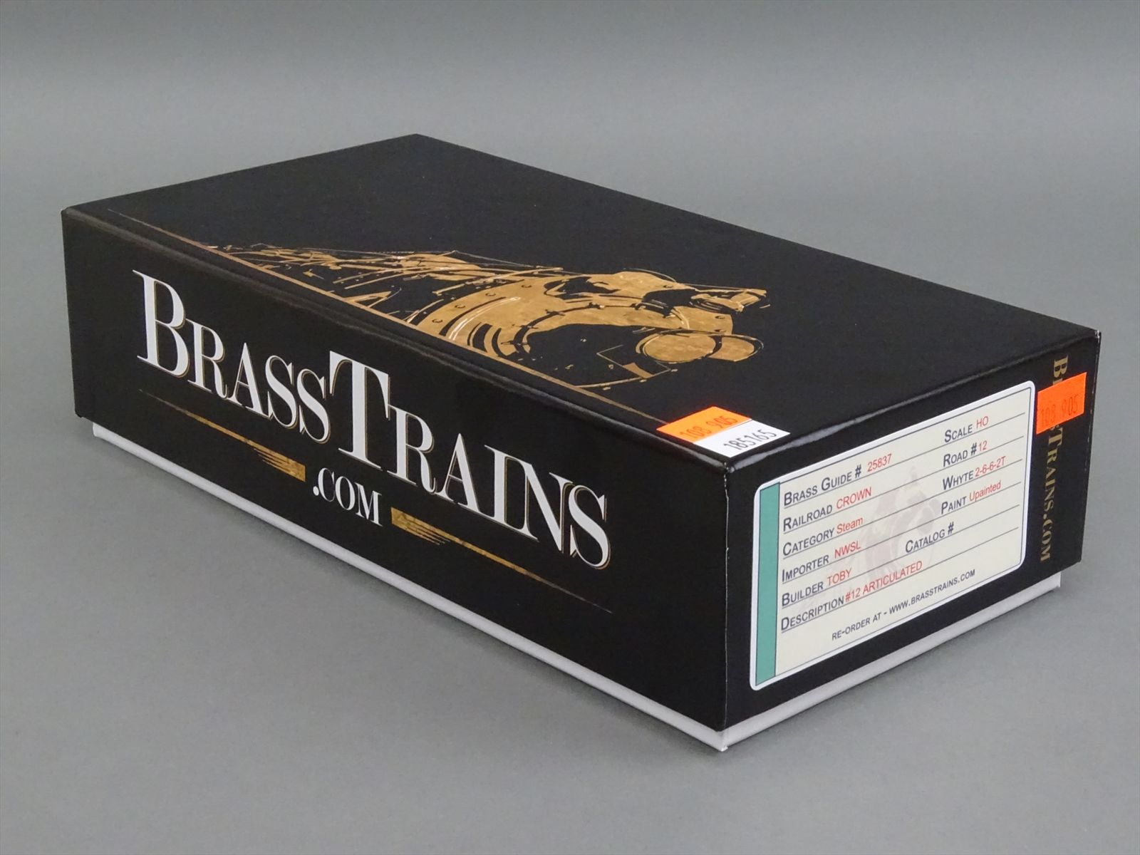 HO Brass Model - NWSL TOBY Crown Willamette Paper 2-6-6-2T Logging ...