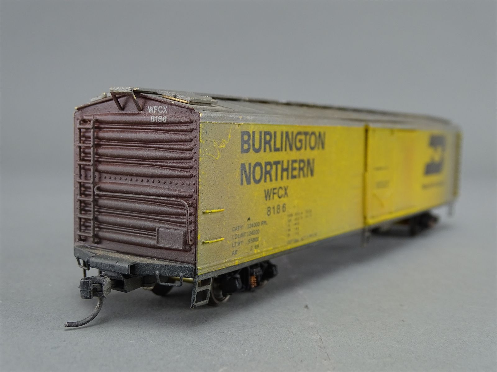 HO Brass Model - Lambert BN WFCX Burlington Northern Boxcar #8186 ...
