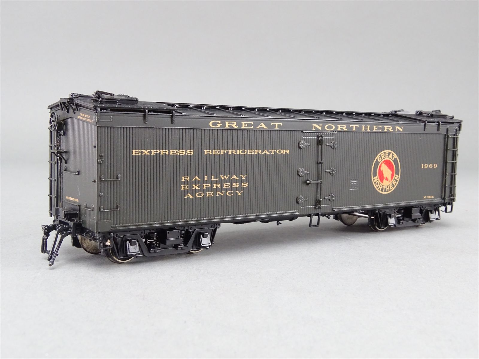 HO Brass Model - SSL GNEX01 GN Great Northern 44' Express Reefer #1969 ...