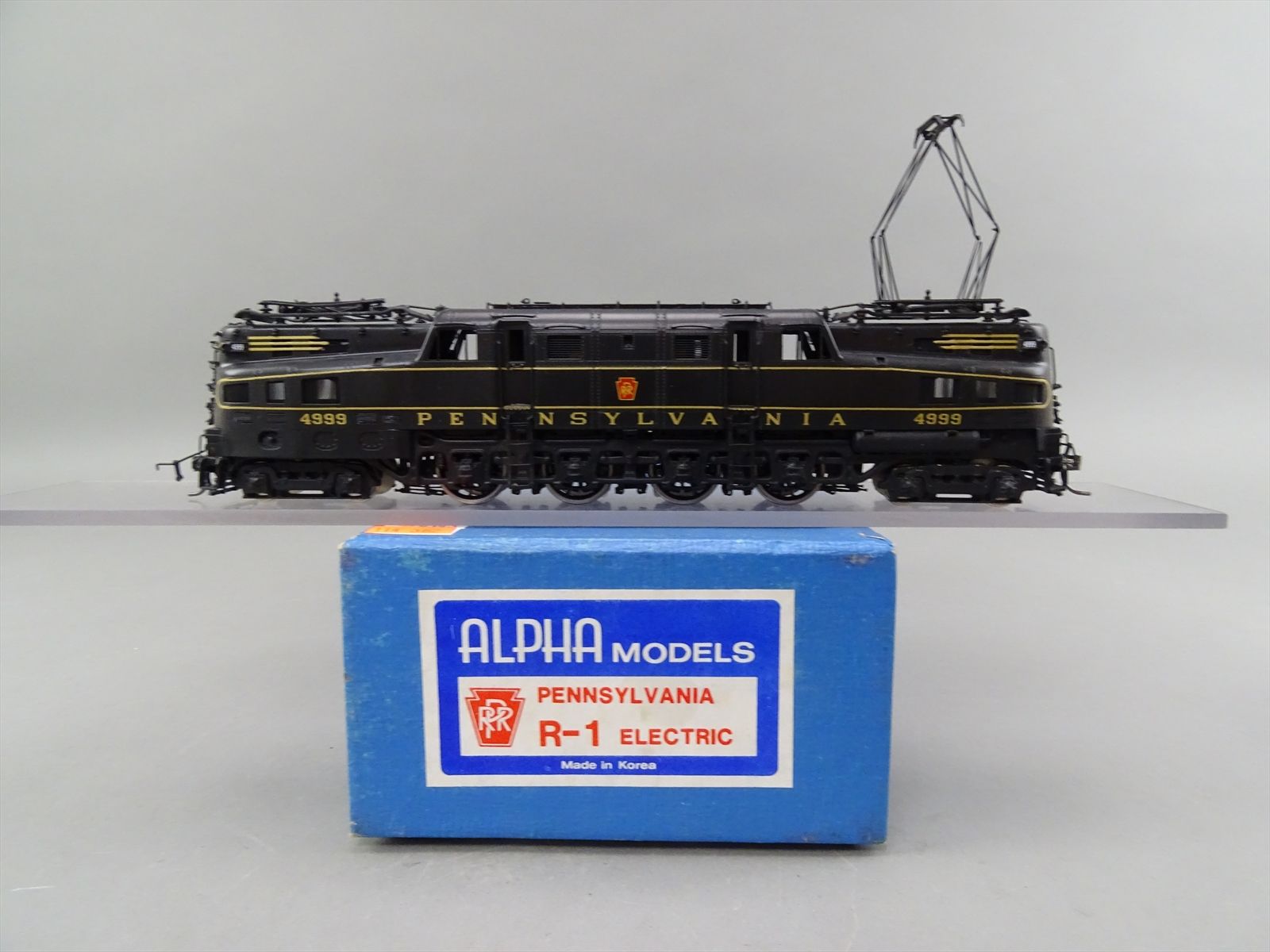 HO Brass Model Train - Alpha Models PRR Pennsylvania R-1 Electric #4999 ...