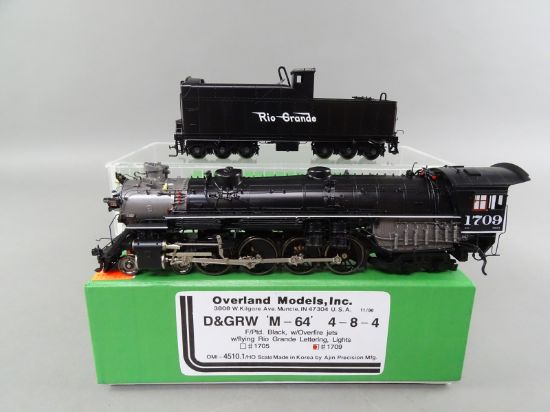 HO Brass Model - OMI 4510.1 D&RGW Rio Grande M-64 4-8-4 #1709