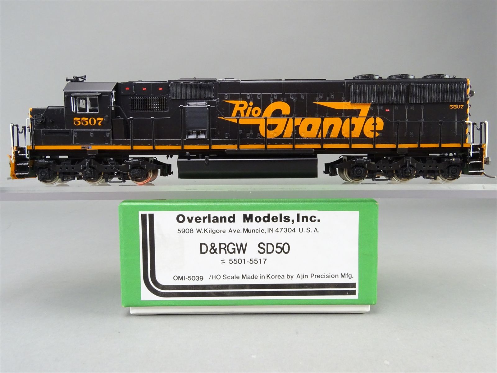 HO Brass Model - OMI 5039 D&RGW Rio Grande SD50 #5507 - Custom - 1988 ...
