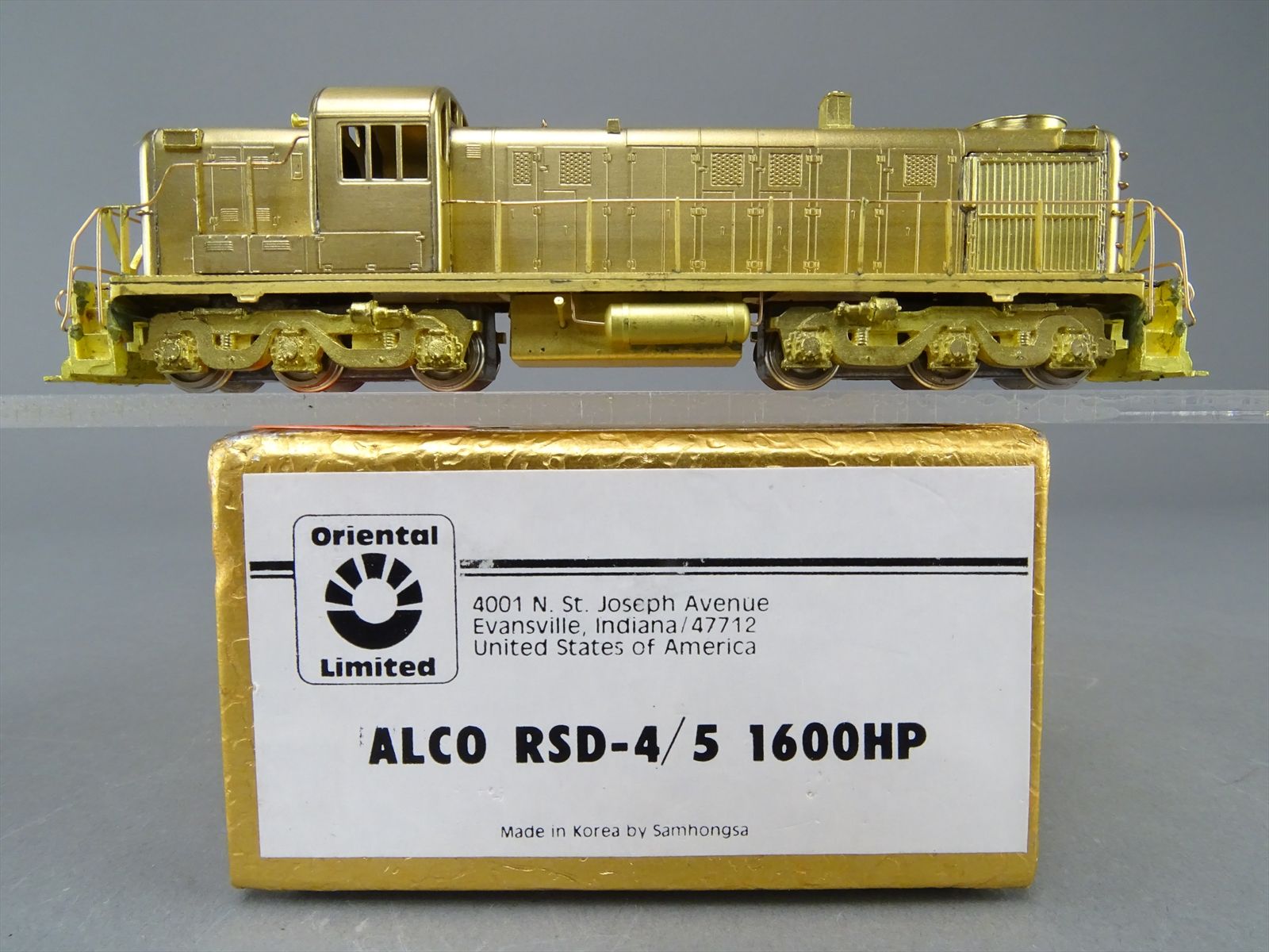 N Brass Model - Oriental ALCO RSD4/5 1600HP Diesel Locomotive ...