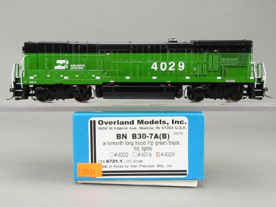 HO Brass Model - OMI 6721.1 BN Burlington Northern B30-7A (B