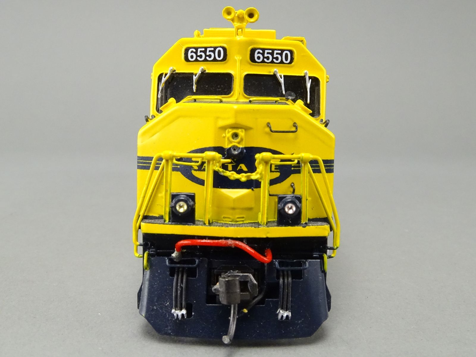 HO Brass Model Train - OMI 5995 Overland ATSF Santa SDF45 Diesel #6550 ...