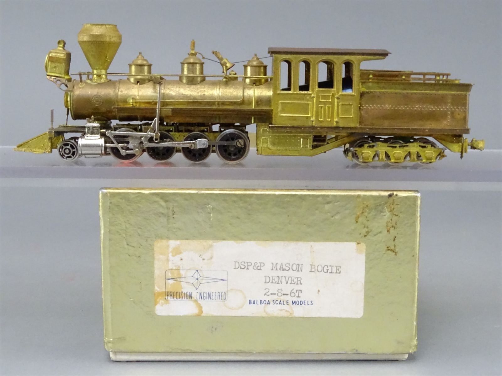 HOn3 Brass Model - Balboa DSP&P Denver South Park & Pacific Mason Bogie ...