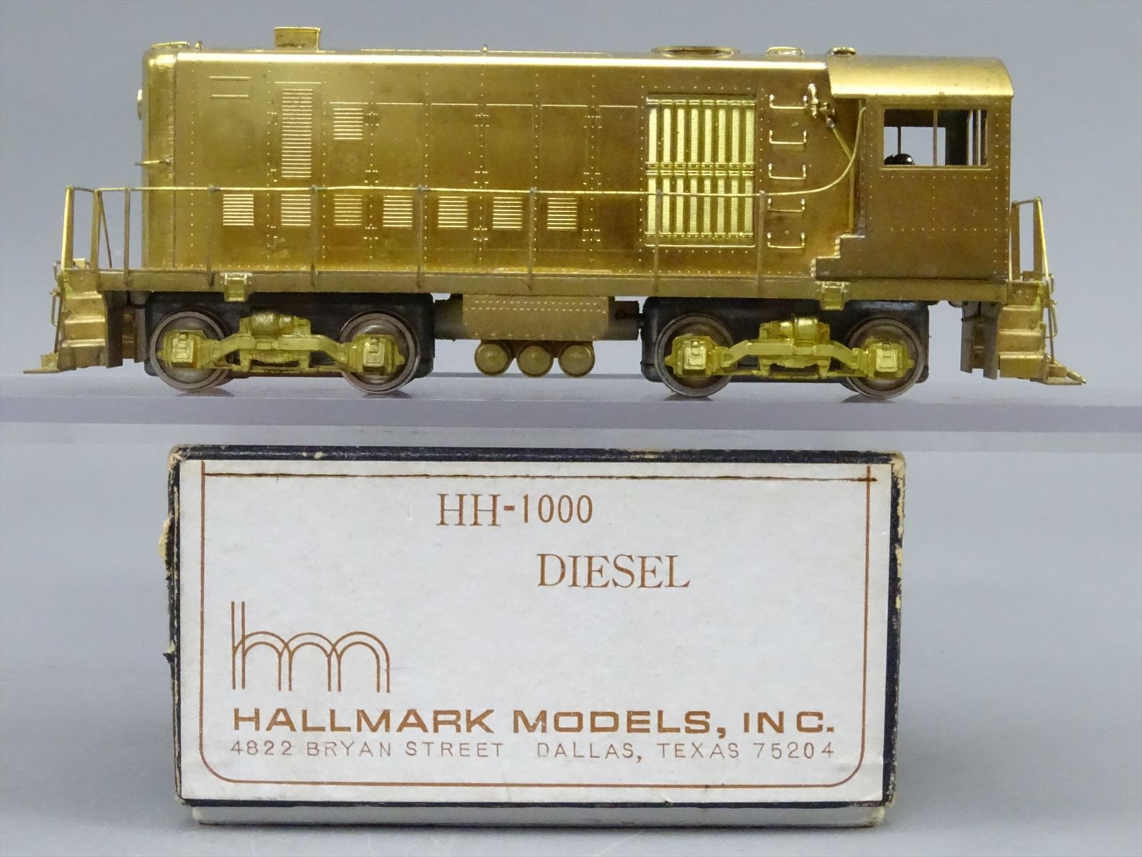 HO Brass Model - Hallmark HH-1000 Diesel - Unpainted - KMT *RUNNING ISSUES*